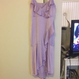 Express large purple dress
